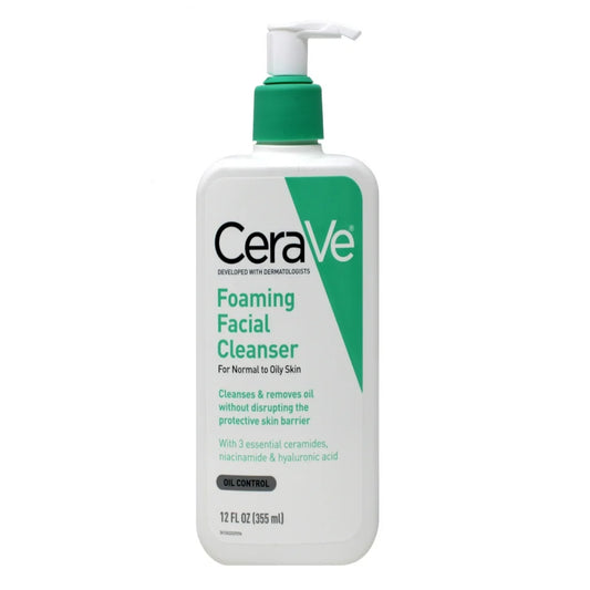 Foaming Face Cleanser, Fragrance-Free Face Wash with Hyaluronic Acid