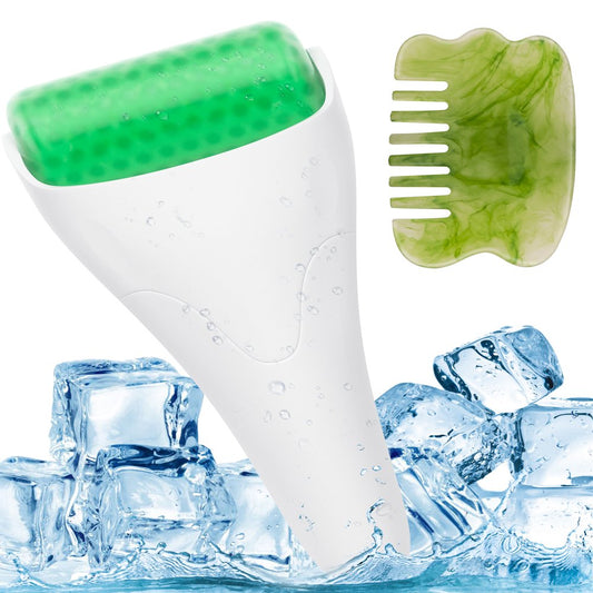 Ice Roller for Face, Face Roller Skin Care with Gua Sha Massager Comb for Face & Eye Puffiness and Whole Body Relief Skin Care Products, Wonderful Gift for Women