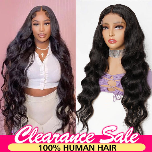 Body Wave Lace Front Wigs Human Hair for Women Natural Black 13X6X1 T Part Hd Transparent Lace